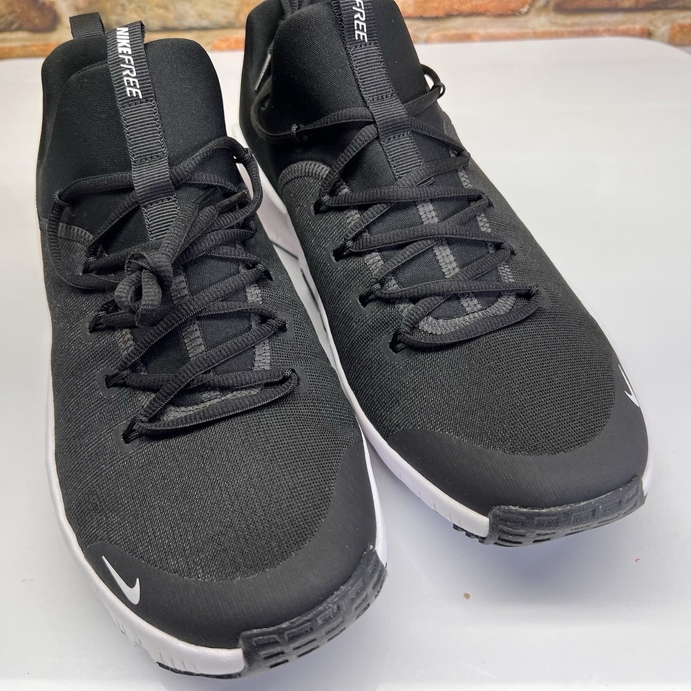 Mens Size 12 - Nike Free Metcon 6 Gym Training Shoes Black White FJ7127-001 - Picture 7 of 8